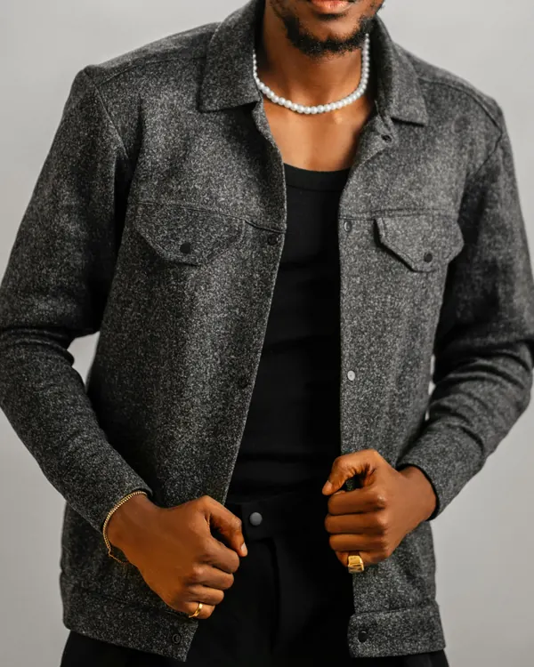 Charcoal overshirt